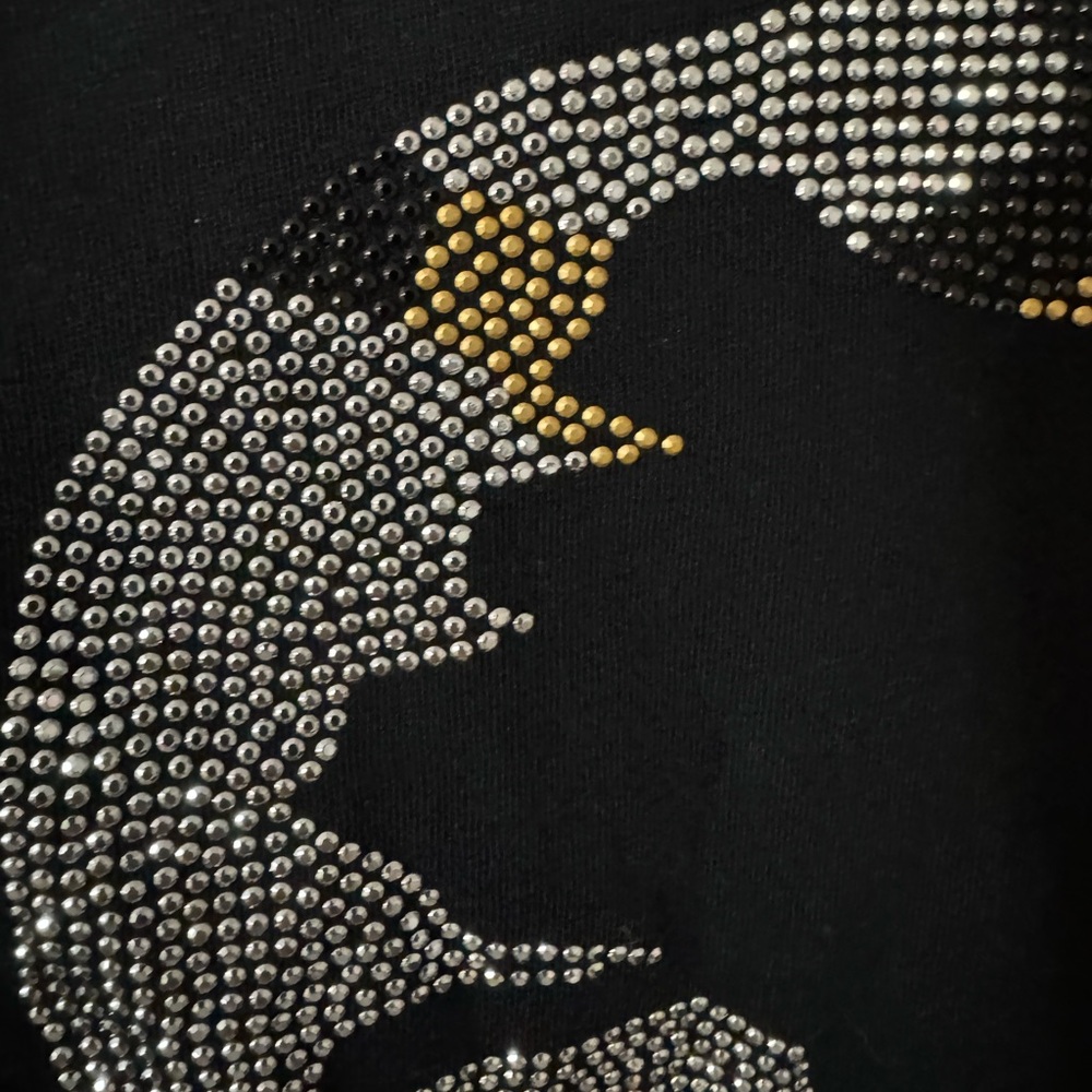 NWT ZADIG & VOLTAIRE Tunisien Front Camo Embellished Skull Tee - Picture 7 of 10